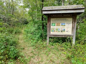 Sign for the Walton Interpretive Trail