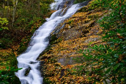 Middle Portion of the Waterfall on Curtis Creek