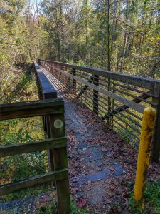 North Fork Catawba River Bridge on the Mountains to Sea Trail