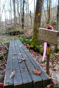 Hand-Made Sign on the Betty Place Trail