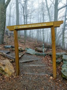 Entrance to Bearwallow Mountain Trail