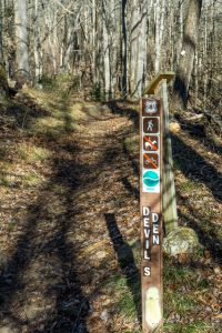 Devils Den Nature Trail Sign