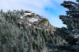 Devil's Courthouse in the Snow
