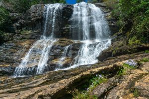 Upper Drop of Glen Falls in Early Spring