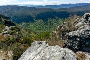 View Into Linville Gorge From the Chimneys