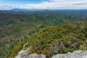 View of Grandfather Mountain from Table Rock