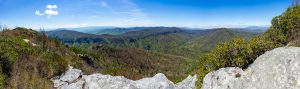 Viw Northwest From Table Rock