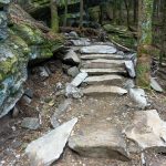 New Stone Steps on the Profile Trail