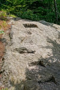 Mount Mitchell Trail Rock Cut Steps