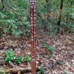 Sign at the Top of Hickory Branch Trail