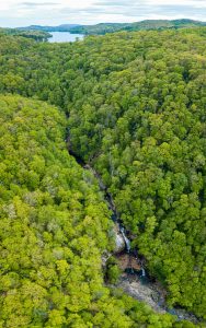 High Falls Below Lake Glenville