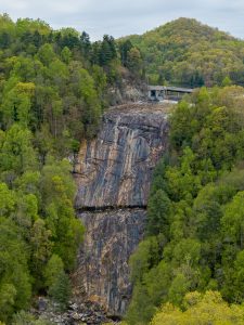 Onion Falls and Lake Glenville Dam