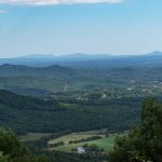 View of Pilot Mountain and Hanging Rock