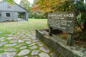 Cumberland Knob Recreation Area Sign