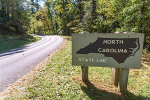 NC/VA State Line on the Blue Ridge Parkway