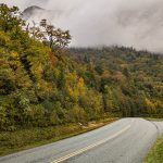 View of Grandfather Mountain from Yonahlossee Overlook