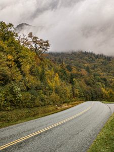 View of Grandfather Mountain from Yonahlossee Overlook