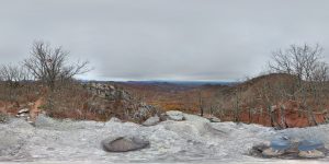 View from Eagle Rock on a Late Autumn Gray Day