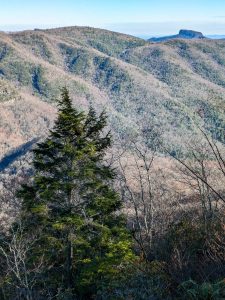 View of Table Rock from the Chestoa View Overlook