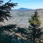 View of Grandfather Mountain from the Chestoa View Overlook