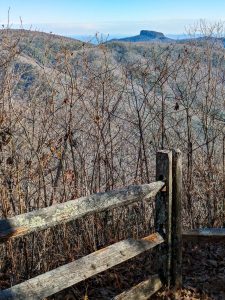 View of Table Rock from the Chestoa View Trail