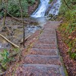 Steps to Indian Creek Falls