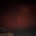 Aurora Borealis over the Swannanoa Mountains