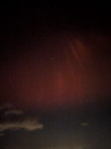 Aurora Borealis over the Swannanoa Mountains