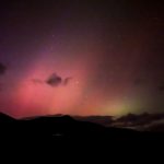 Aurora Borealis over Lane Pinnacle