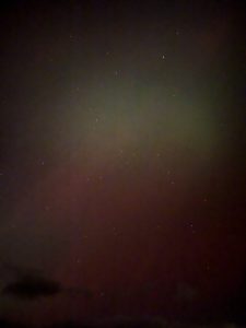 Green and Rays in the Aurora Borealis
