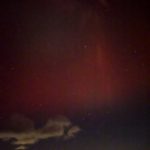 Aurora Borealis over the Swannanoa Mountains