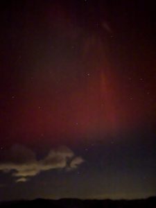 Aurora Borealis over the Swannanoa Mountains