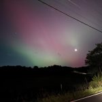 Aurora Borealis over Fields