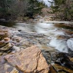Flat Laurel Creek at the Sam Knob Trail crossing