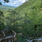 View from the Stairs along Catawba Falls